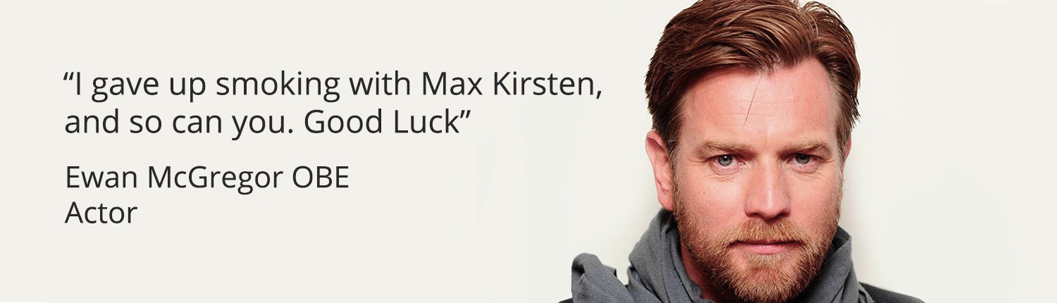 Ewan McGregor Stops Smoking With Max Kirsten